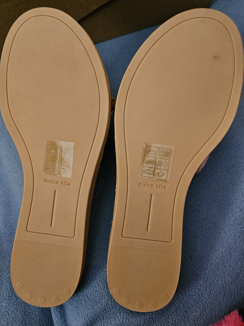 Dolce Vita Tan and Natural Braided Slide Sandals - Picture 4 of 7